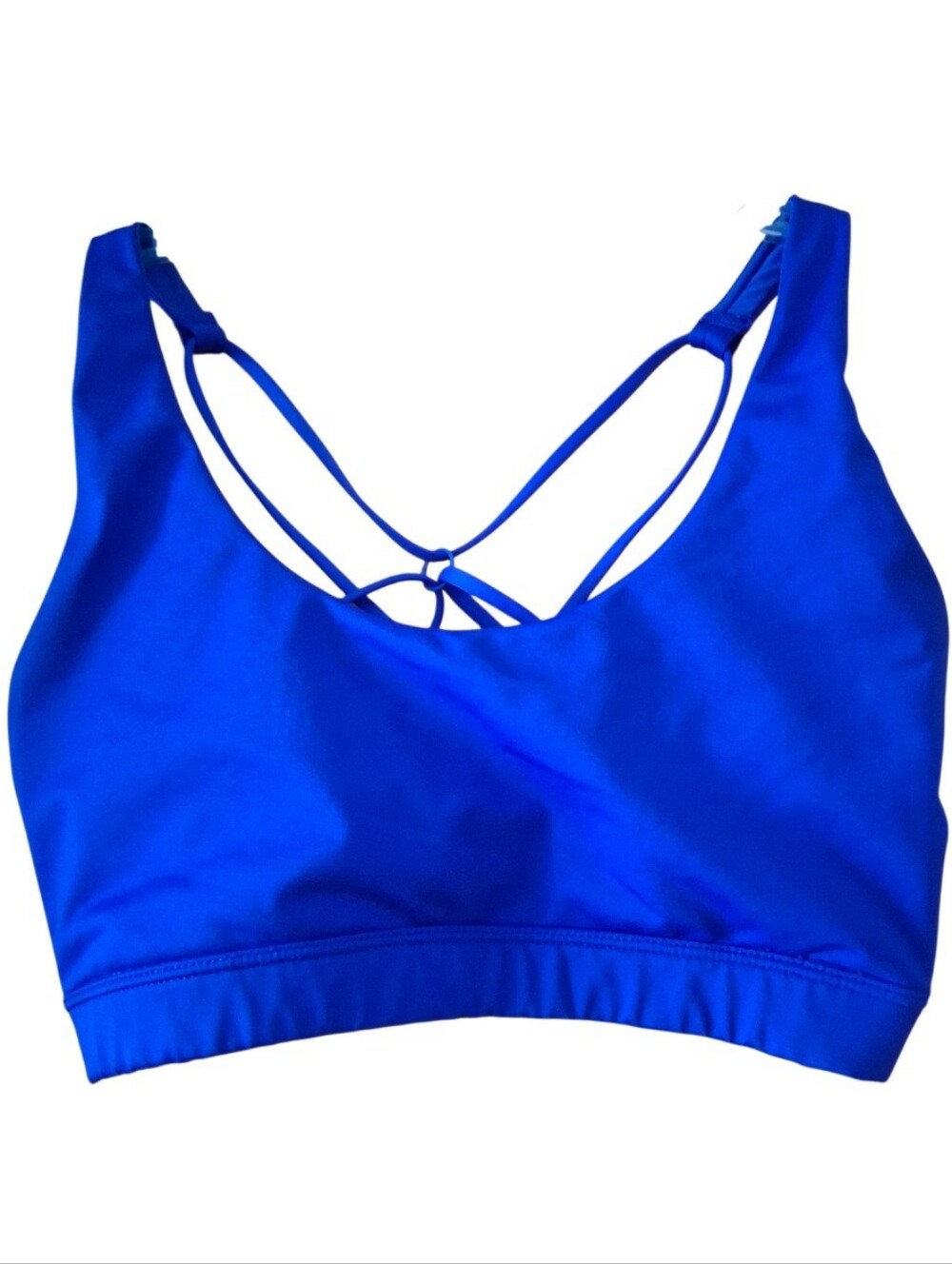 Blue Strappy Back Marika Tek Women’s Top Size XS